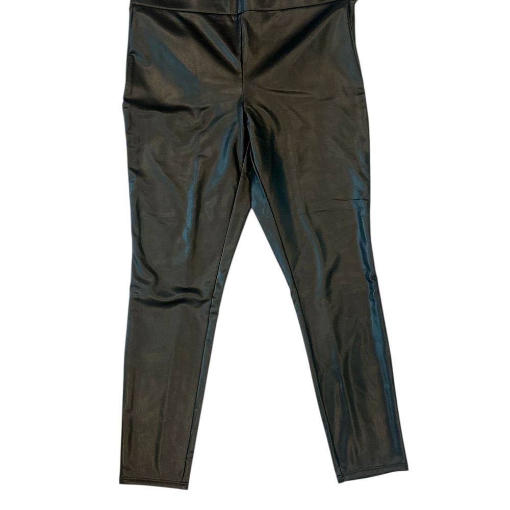 Loft Black Faux Leather Leggings